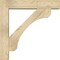 Ekena Millwork Legacy Block Rough Sawn Bracket w/ Offset Brace, Douglas Fir, 6"W x 28"D x 28"H BKT0604X28X28LEC05RDF - alternate 4